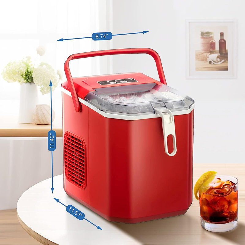 Antarctic Star 26 Lb. Daily Production Bullet Clear Ice Portable Ice